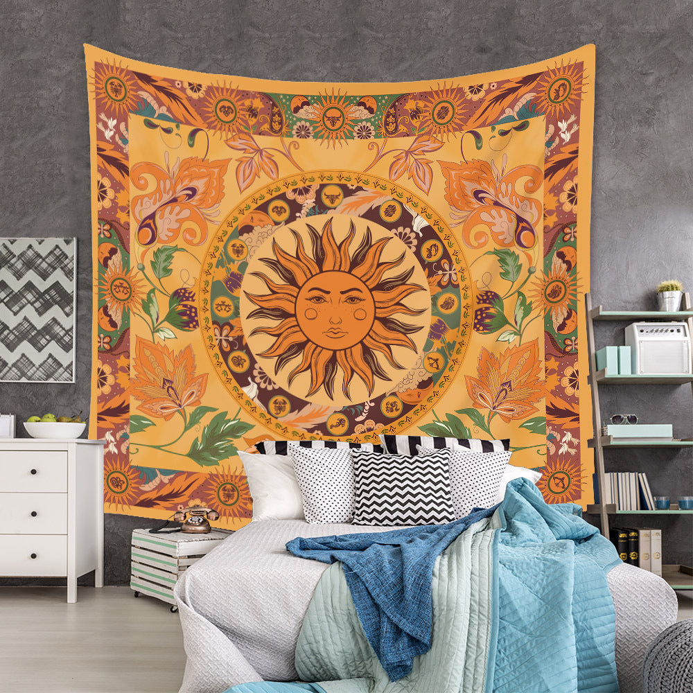 Bohemian Sun and Moon Tapestry