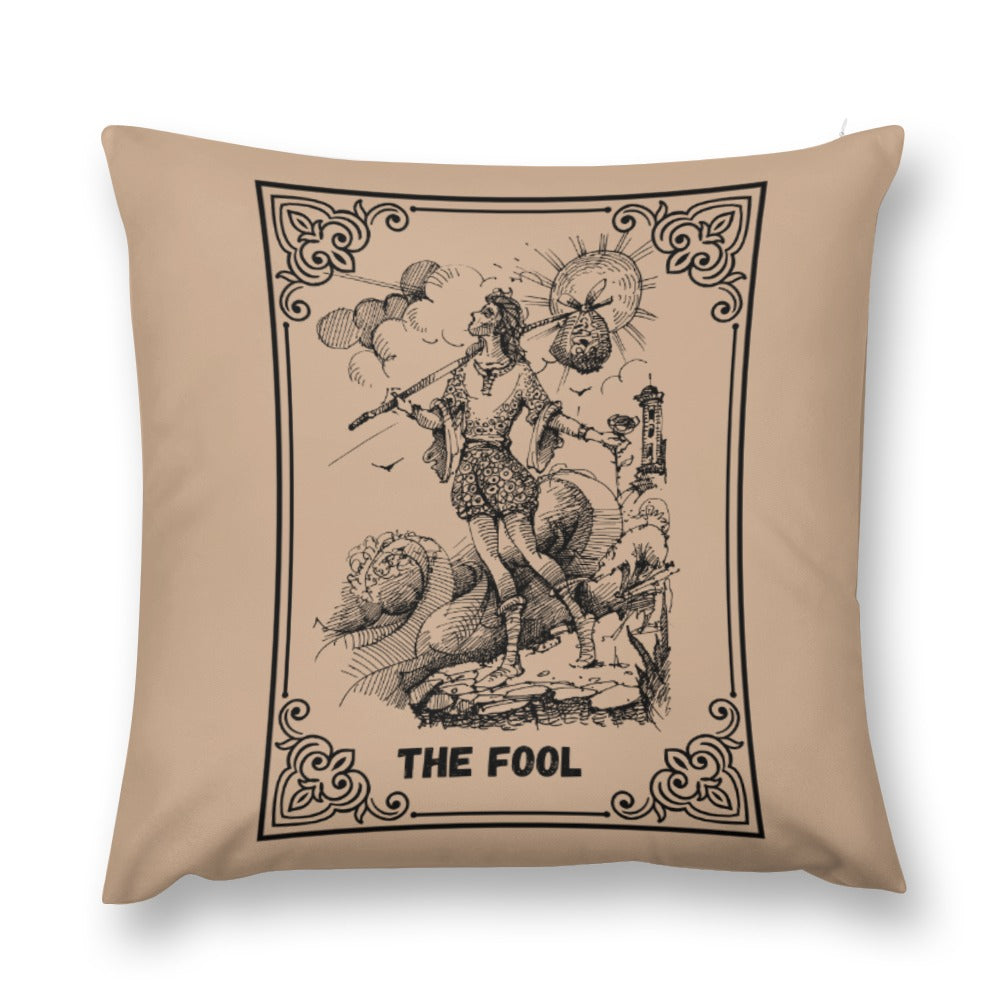 Celestial Plush Throw Pillow Case -  THE FOOL