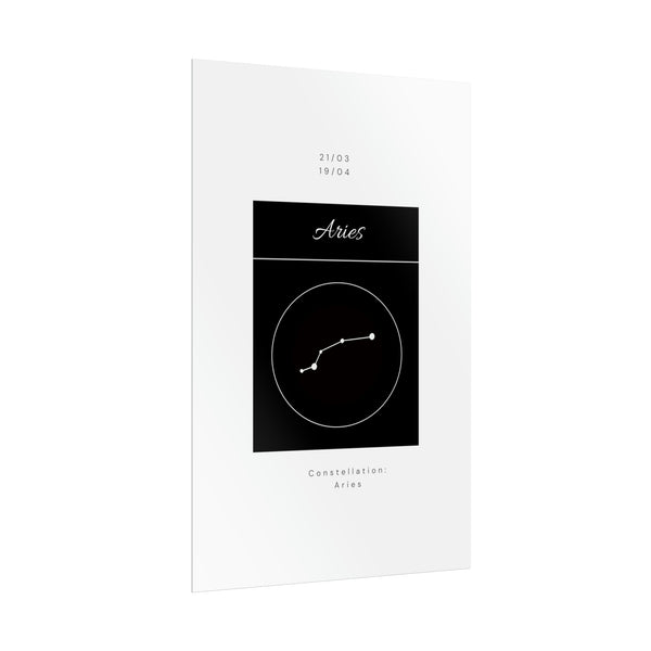 Aries Star Constellation Zodiac Poster