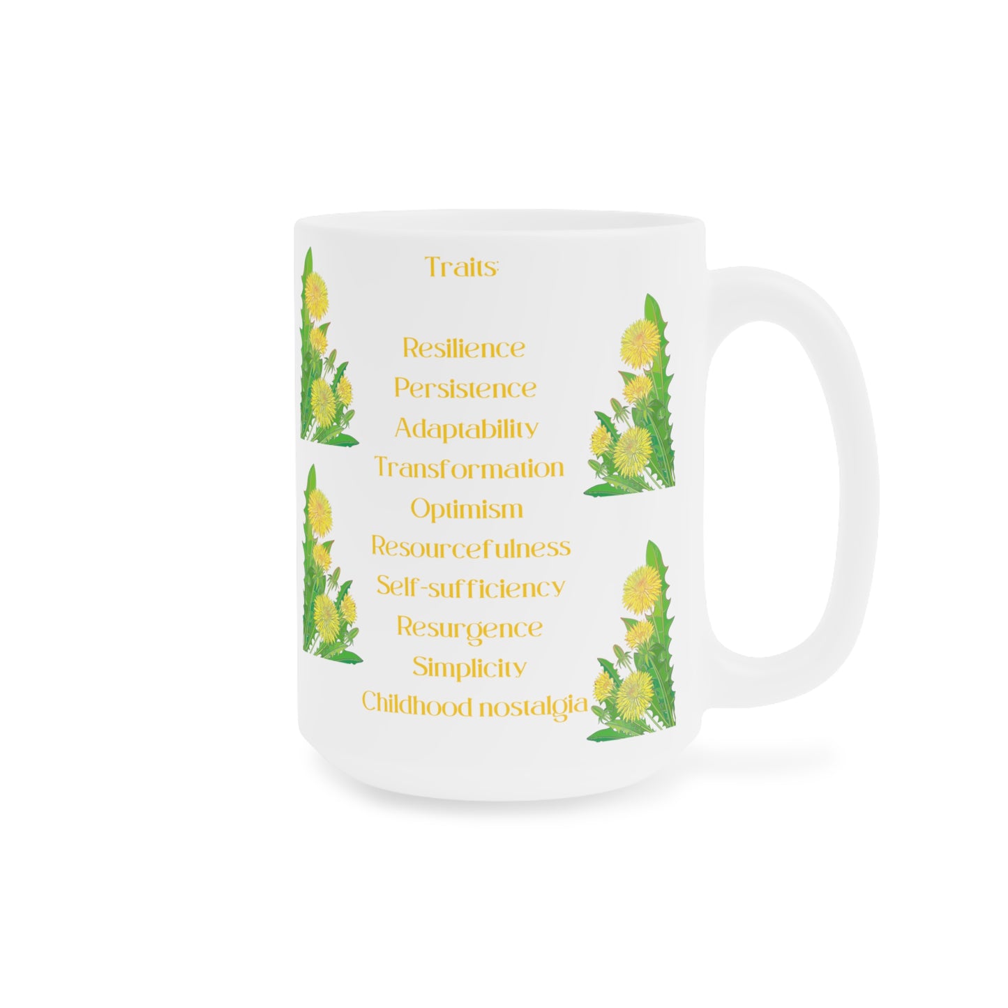 Dandelion Daydream Ceramic Mug