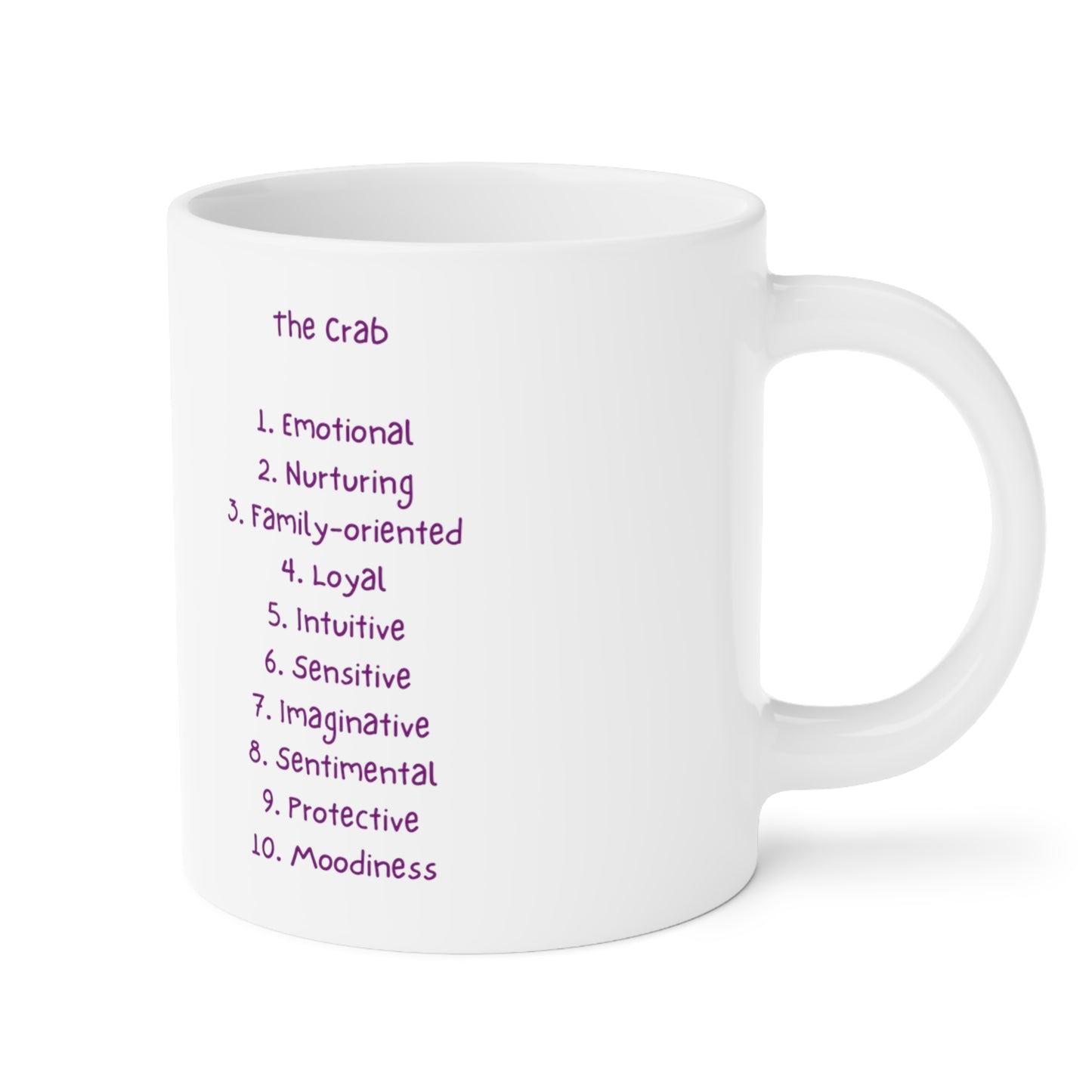 Zodiac Coffee Mug: Cancer Edition