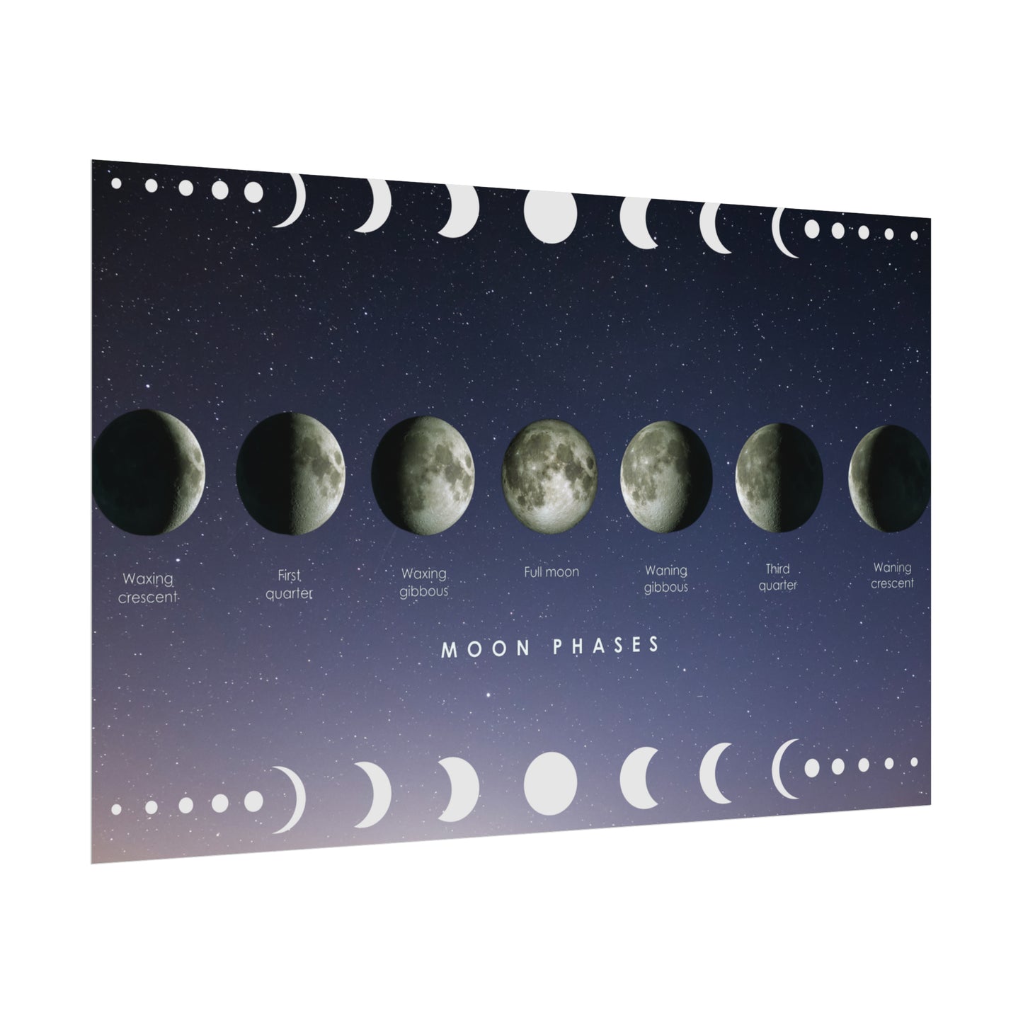 Moon Poster/ Moon Phases