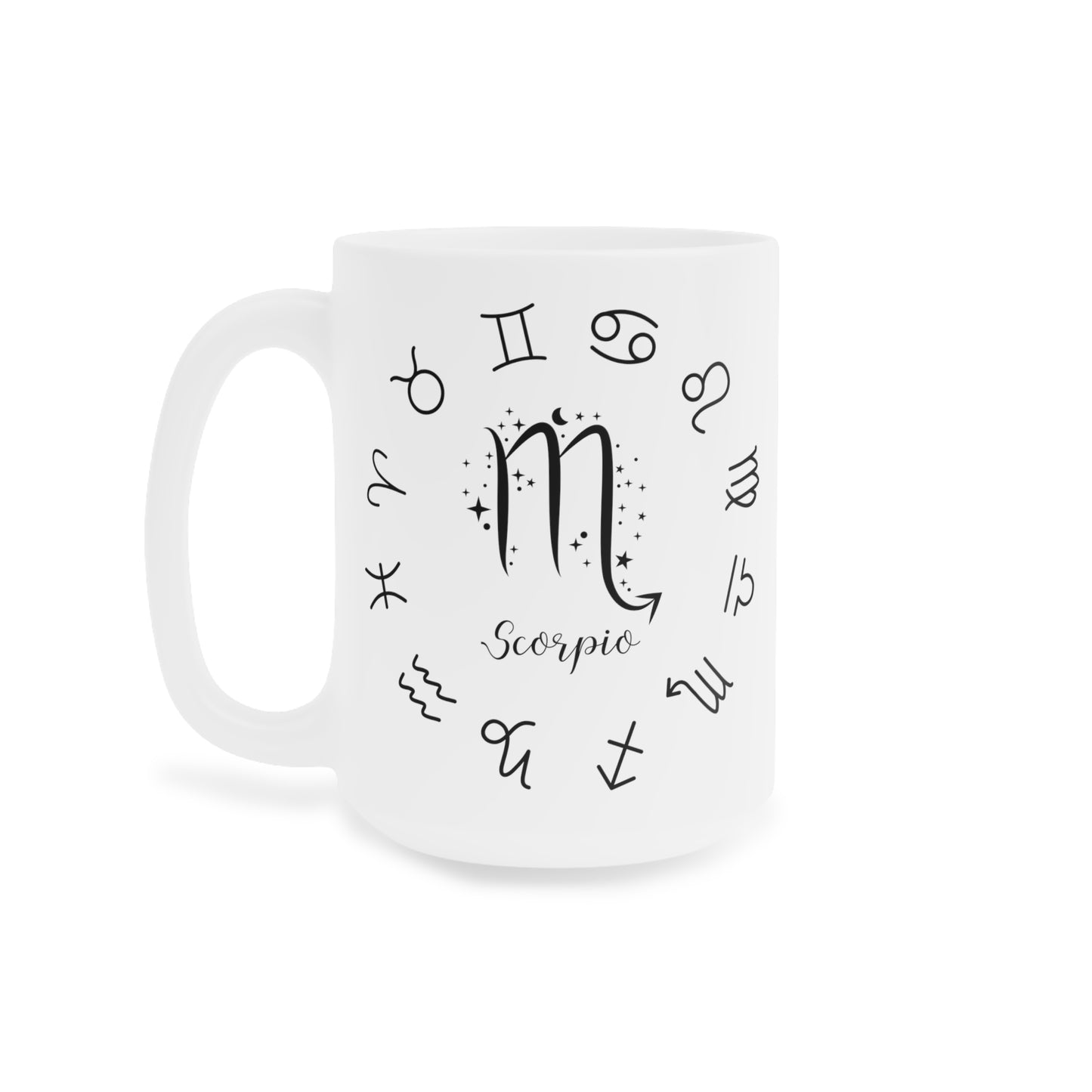 Zodiac Coffee Mug: Scorpio Edition