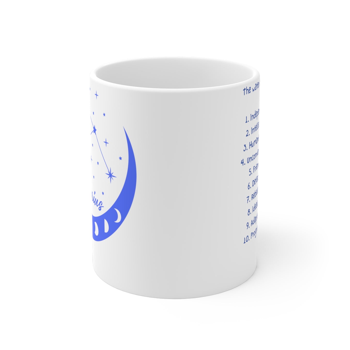 Zodiac Coffee Mug: Aquarius Edition