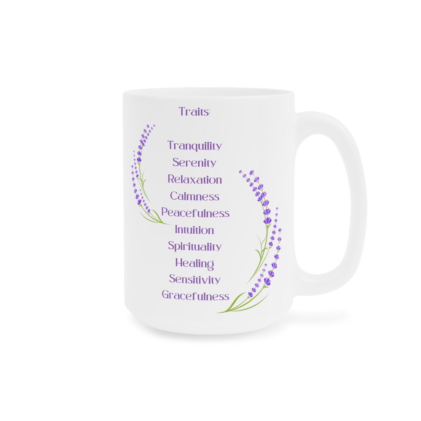 Lavender Serenity Ceramic Mug