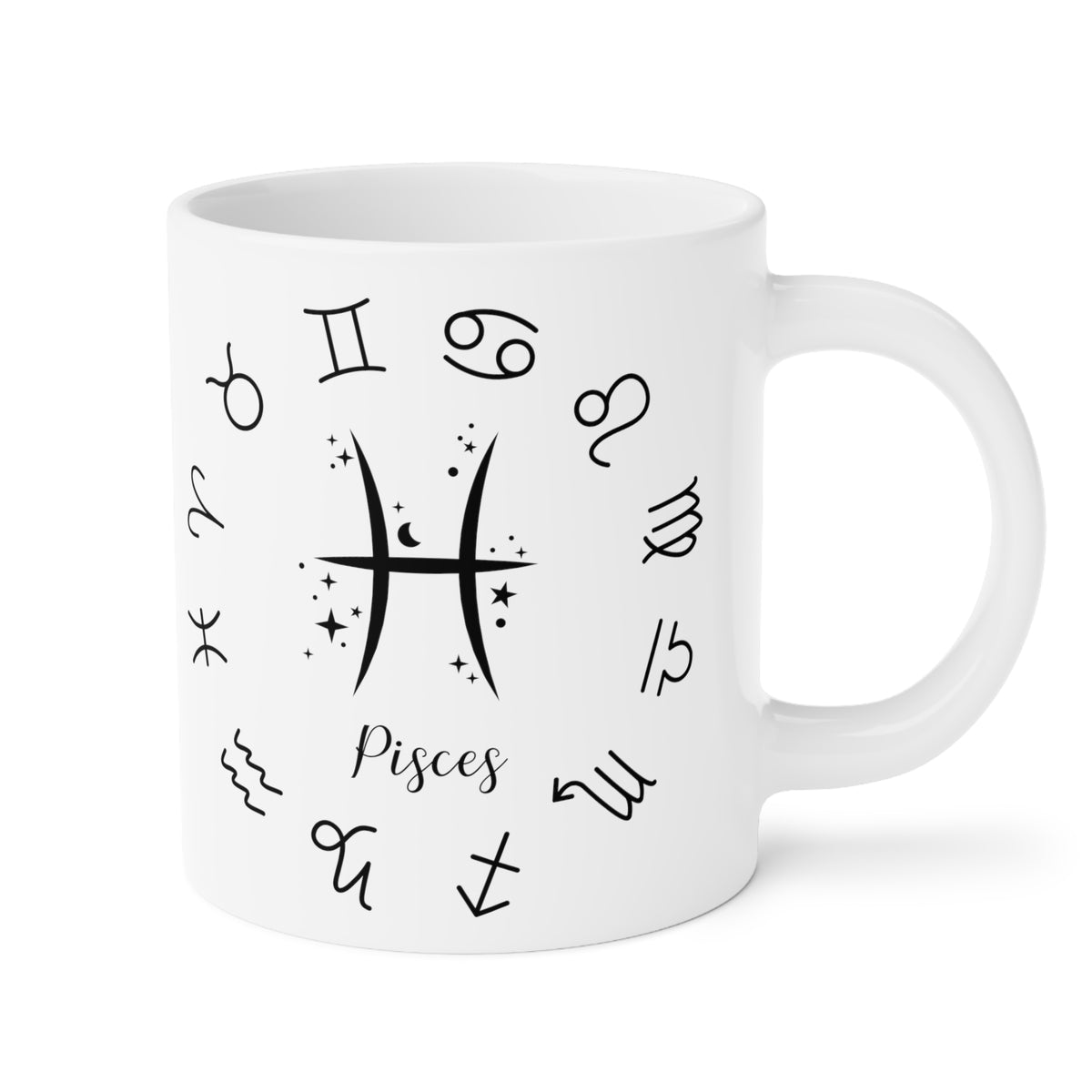 Zodiac Coffee Mug Star Sign: Pisces Edition