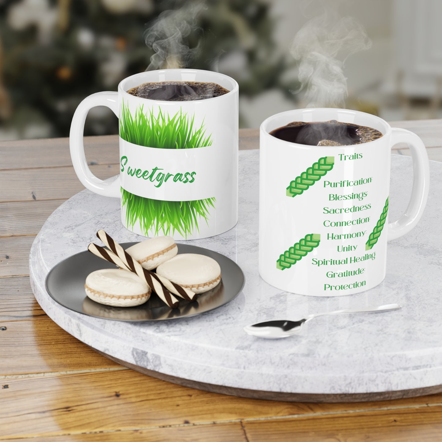 Sweetgrass Serenity Ceramic Mug