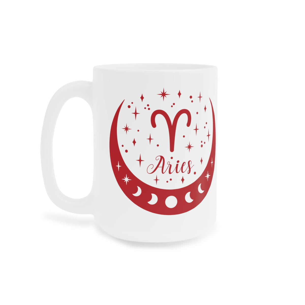 Zodiac Coffee Mug with Traits: Aries Edition