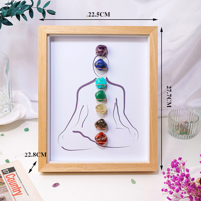 Natural Crystal Rolling Stone Frame