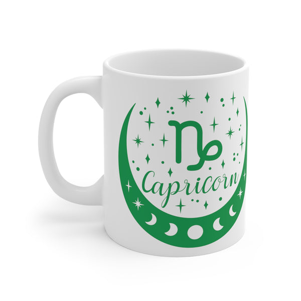 Zodiac Coffee Mug with traits: Capricorn Edition