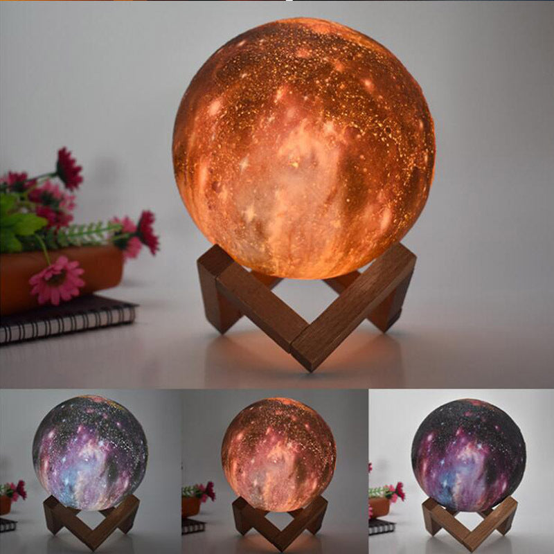 Mystic Moon Painted LED Color Night Light