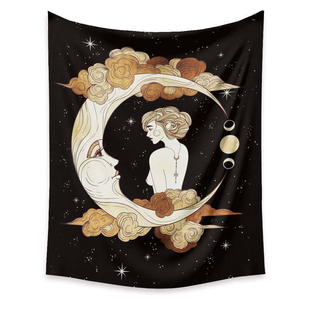 Lunar Elegance Tapestry