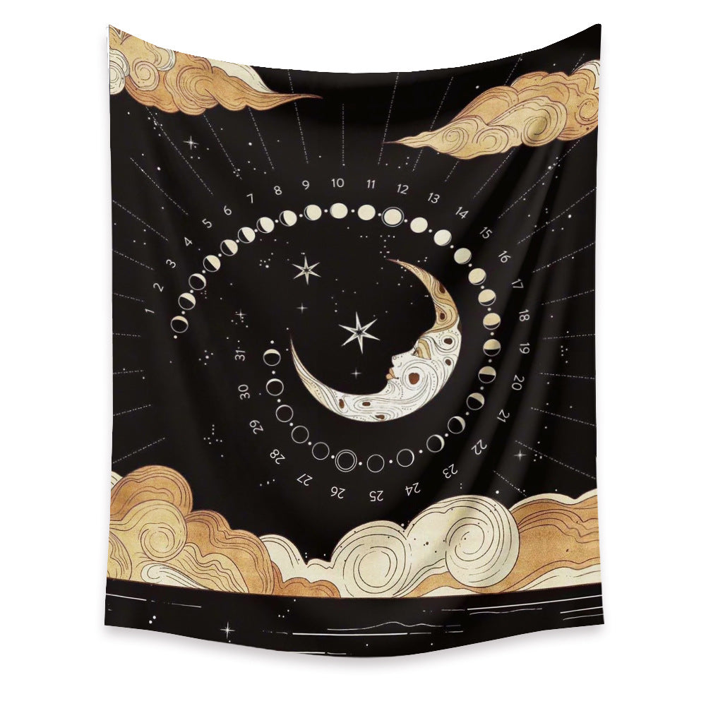 Lunar Elegance Tapestry