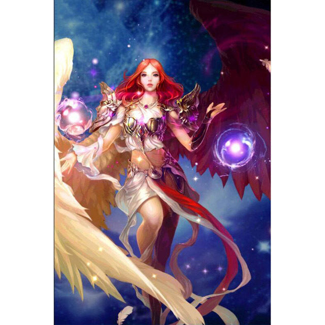 12 Zodiac Goddess Fairy Painting Diy  Mosaic Diamond Color Woman Figure Beauty