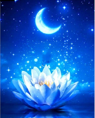 Lotus Moon Diamond Painting Kit