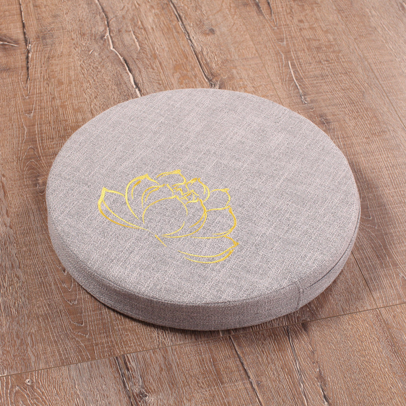 Lotus Blossom Embroidered Meditation Futon