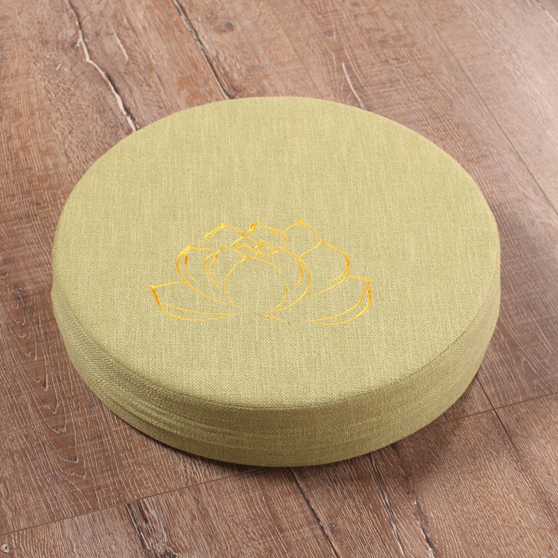 Lotus Blossom Embroidered Meditation Futon