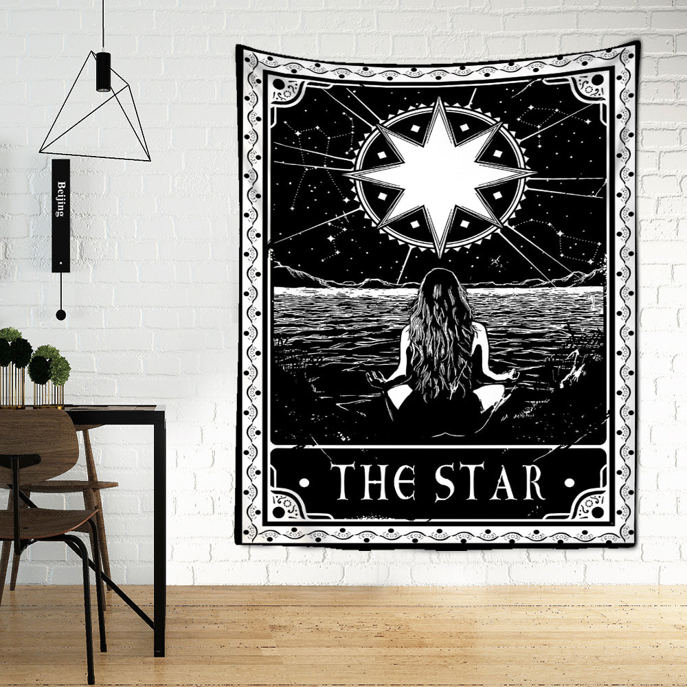 Moon Star Tarot Tapestry: Medieval Divination