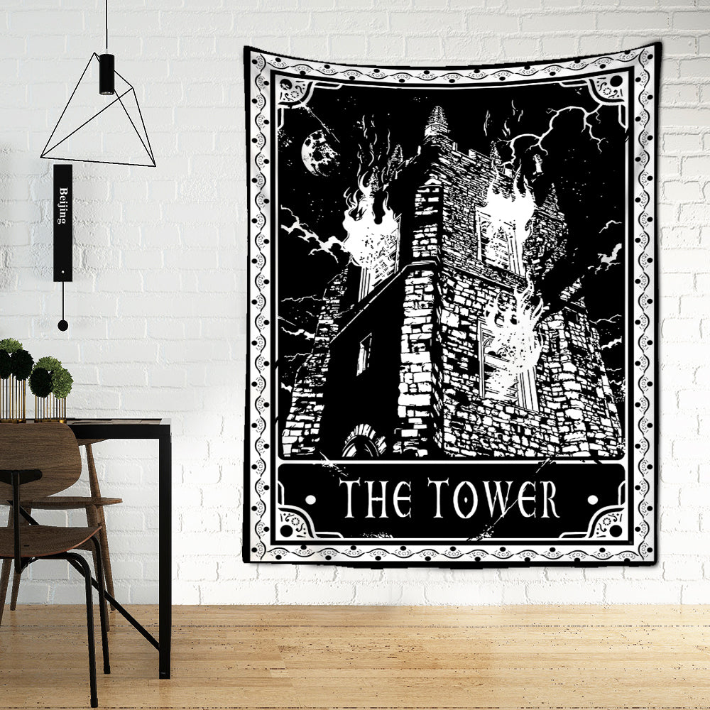 Moon Star Tarot Tapestry: Medieval Divination