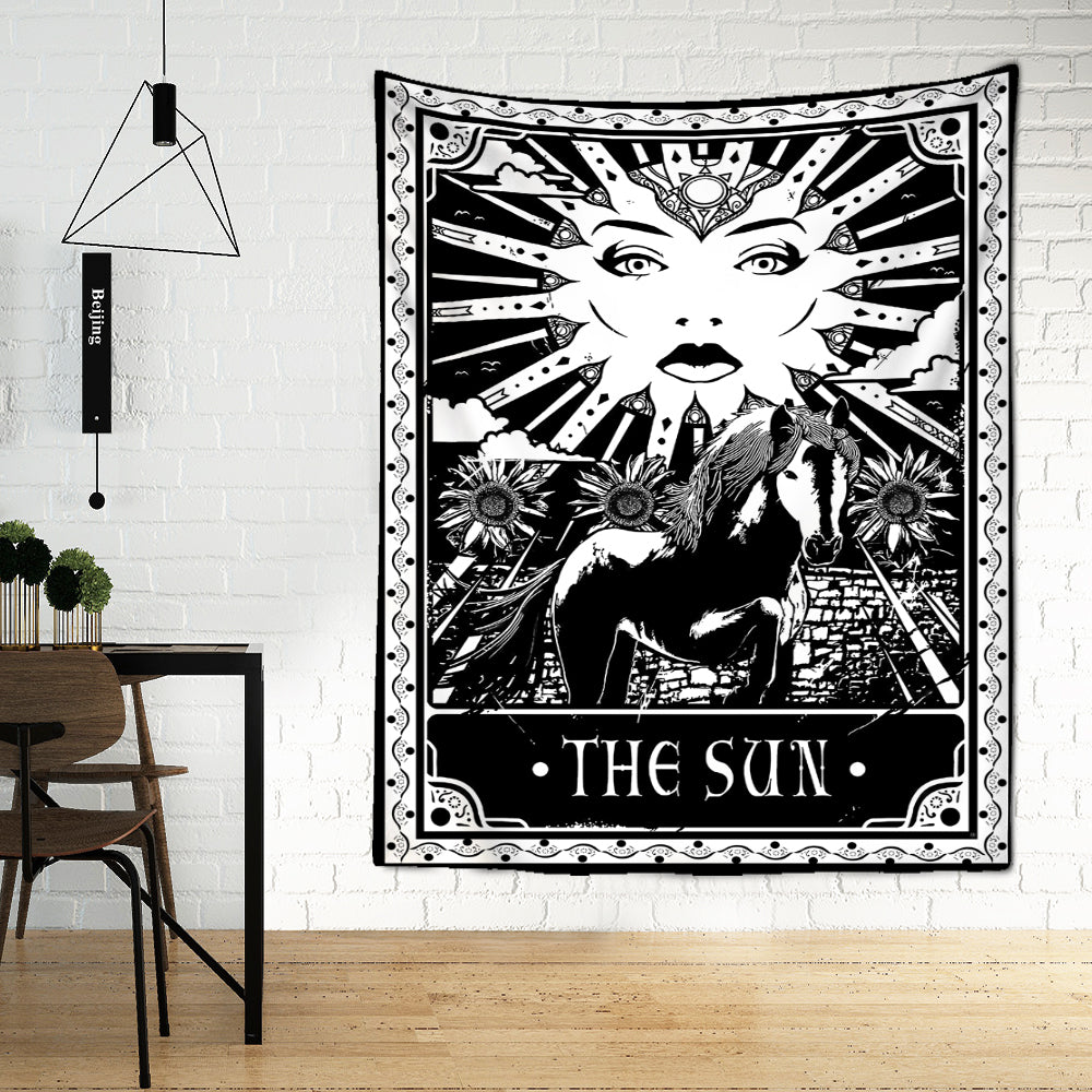 Moon Star Tarot Tapestry: Medieval Divination