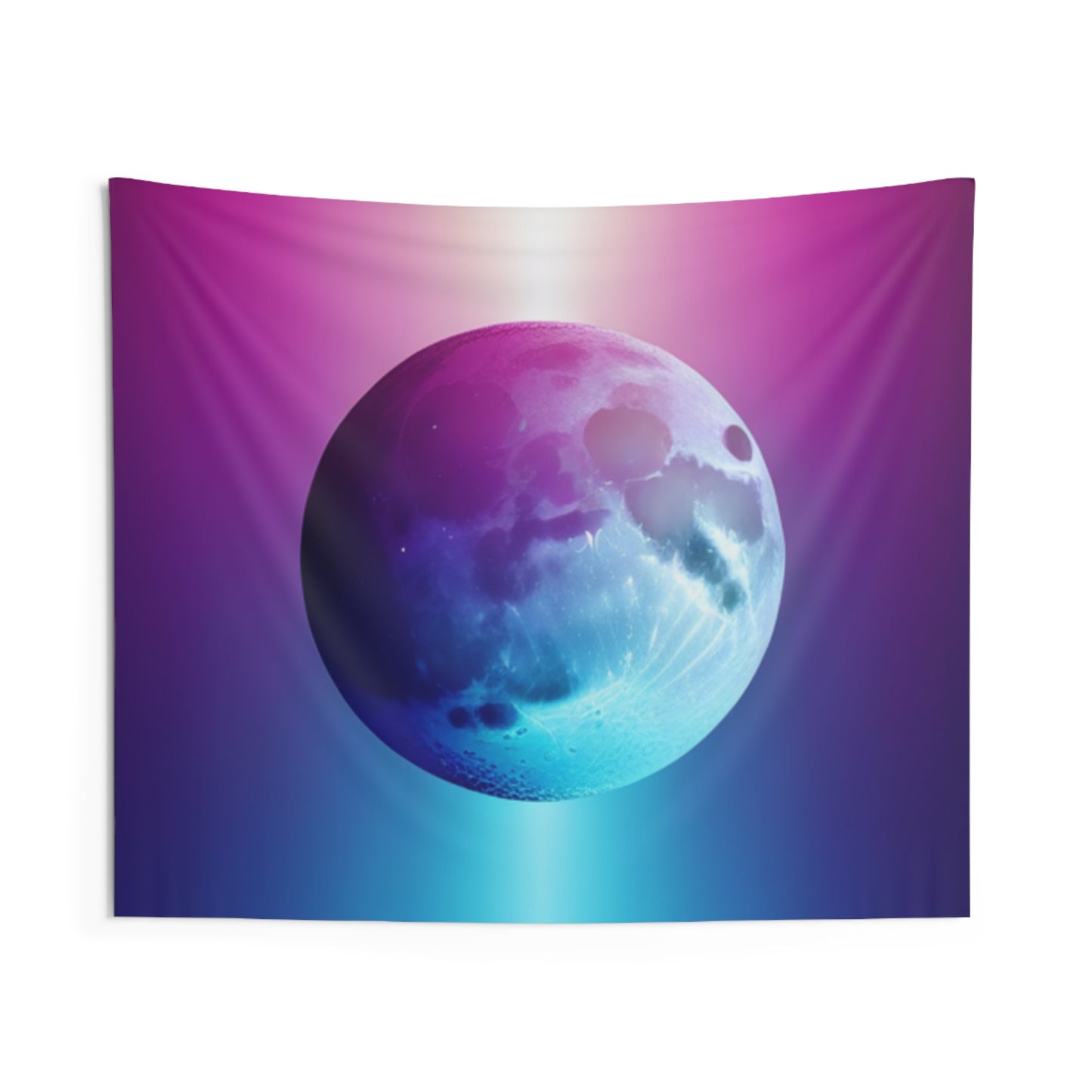 Lunar Radiance Full Moon Tapestry