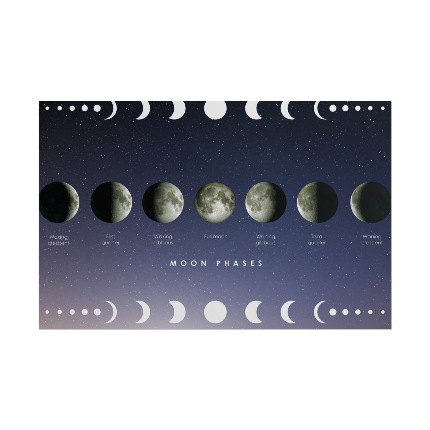 Moon Poster/ Moon Phases