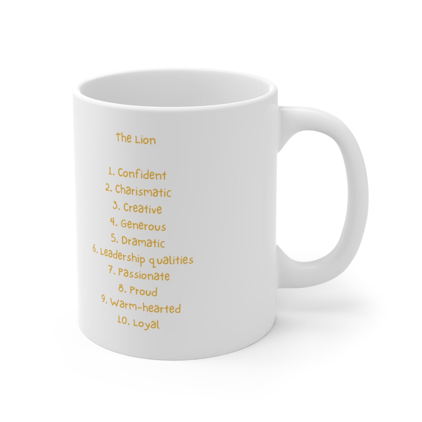 Zodiac Coffee Mug: Leo Edition