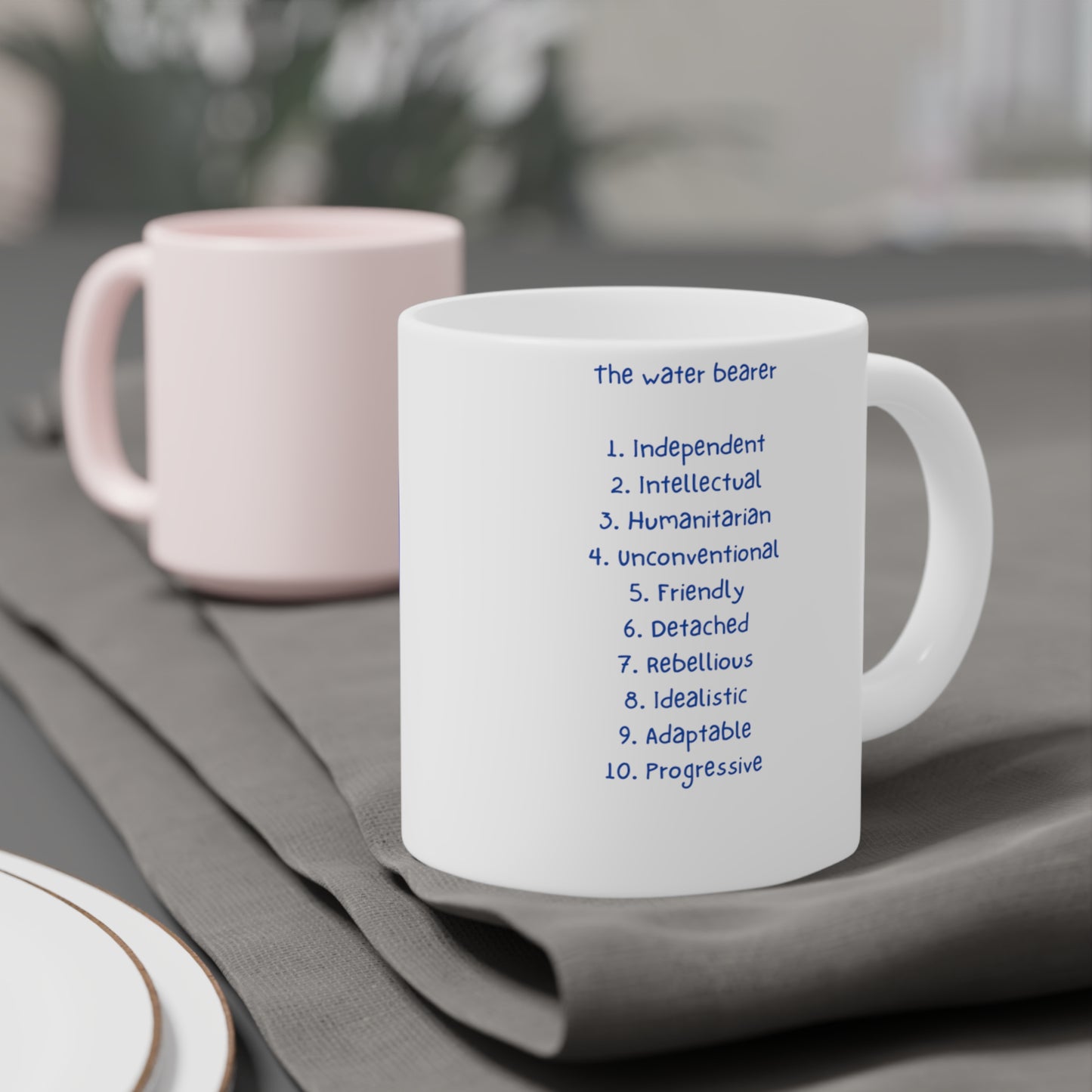 Zodiac Coffee Mug: Aquarius Edition