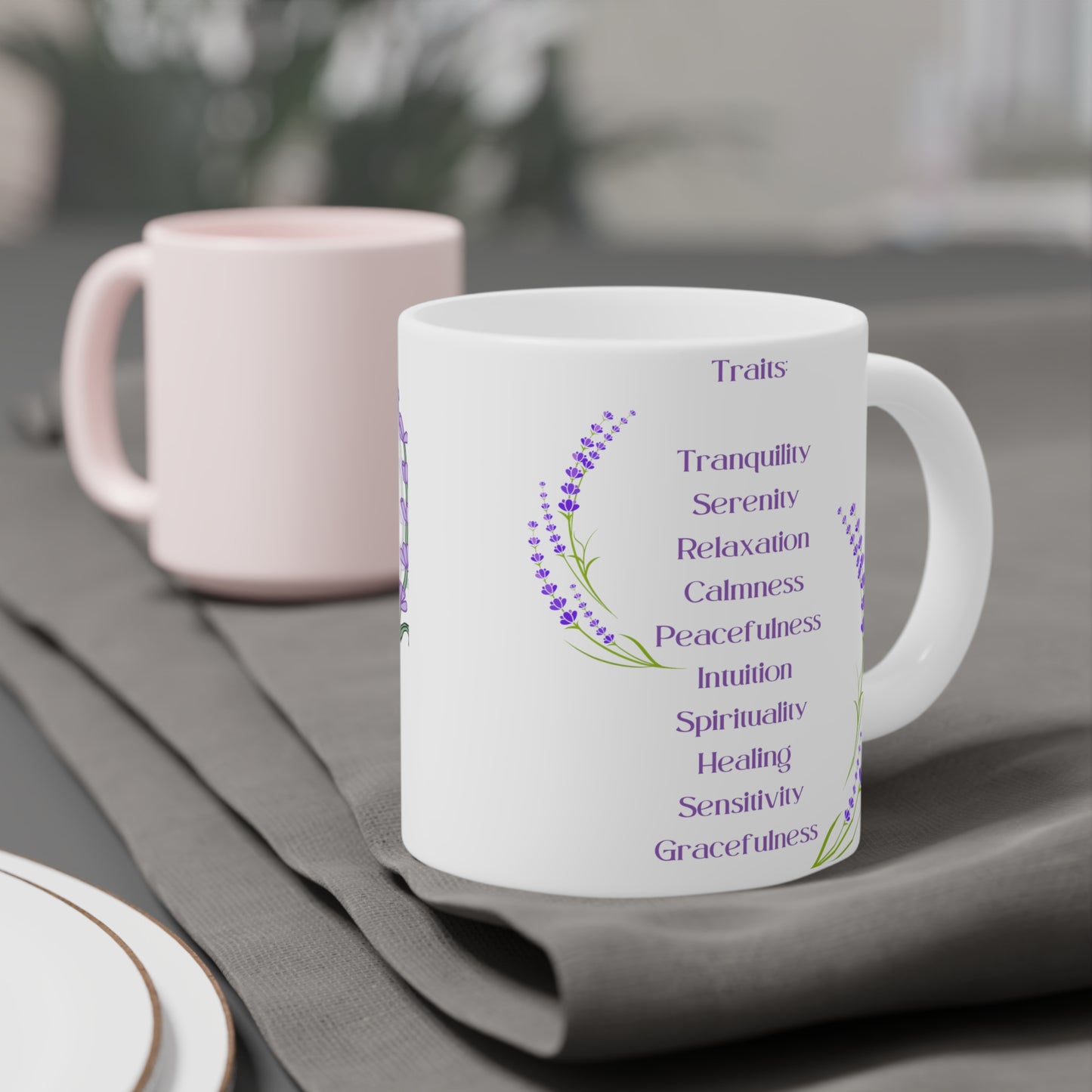 Lavender Serenity Ceramic Mug