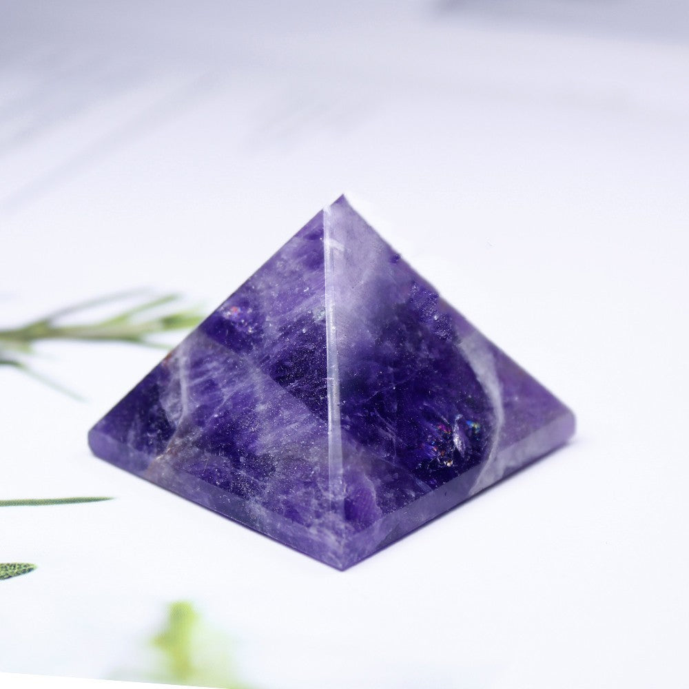 Colorful Crystal Pyramid Gem