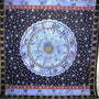 Blue Zodiac Horoscope Astrological Wall Tapestry