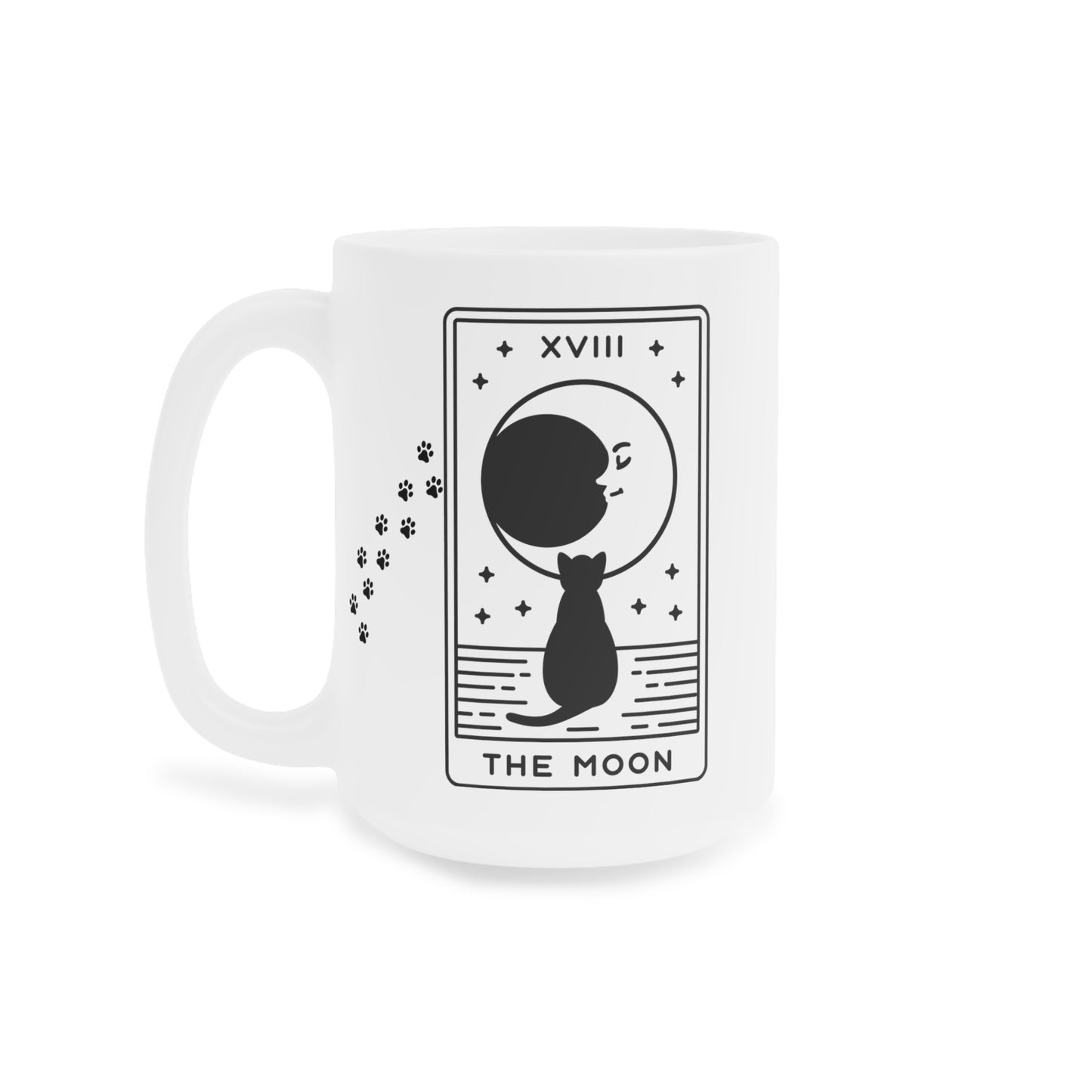 Tarot Card Coffee Mug: The Moon