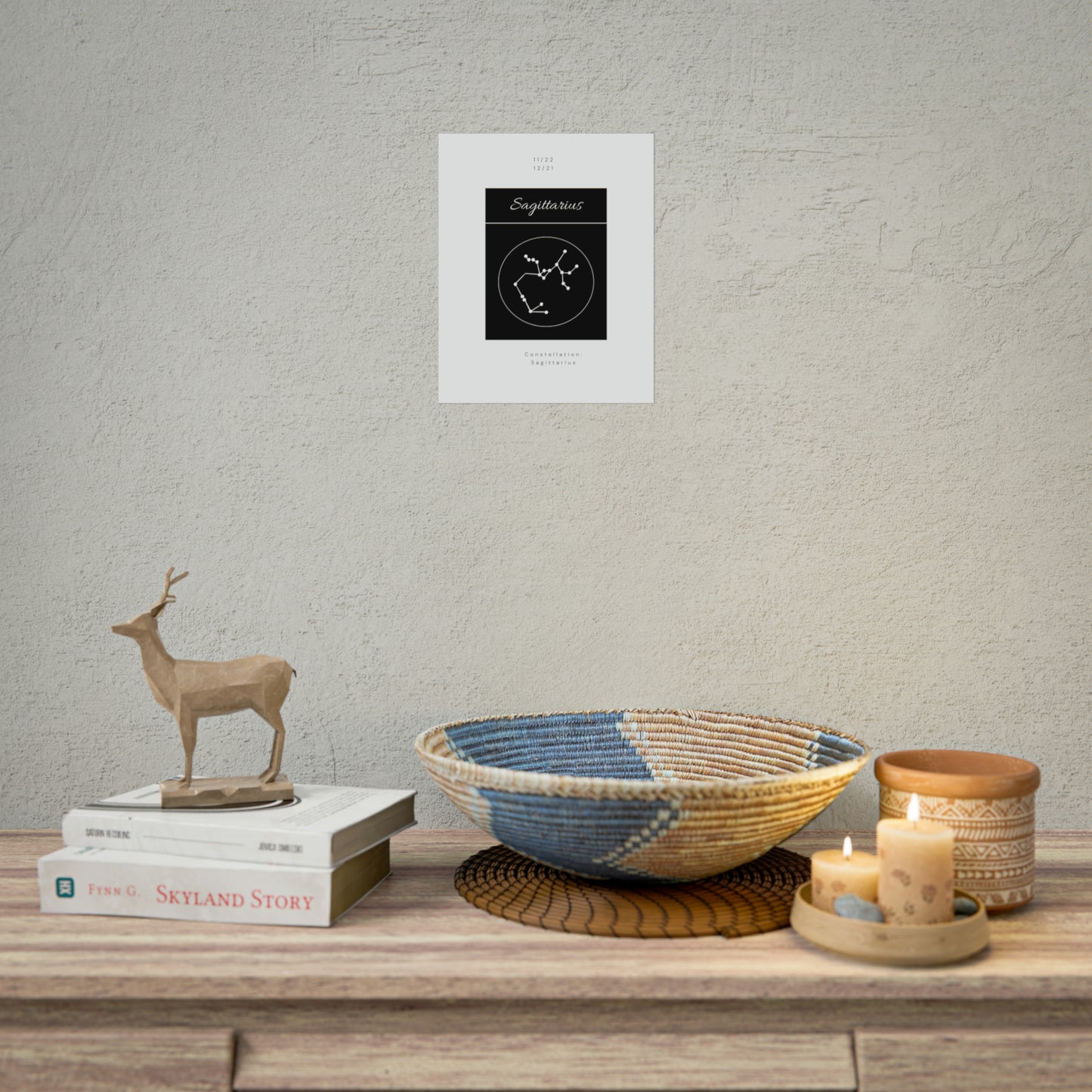 Sagittarius Star Constellation Zodiac Poster