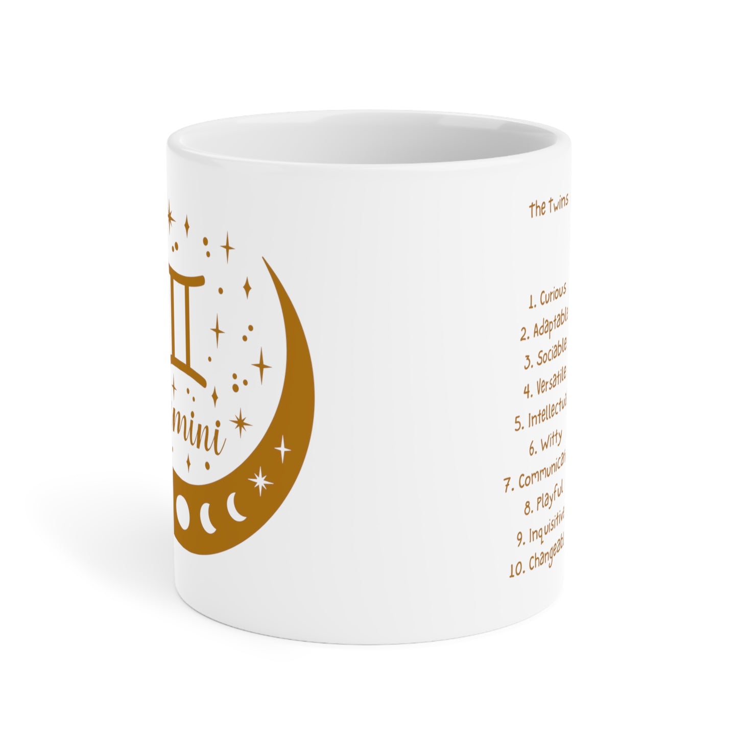 Zodiac Mug/ Gemini with Traits