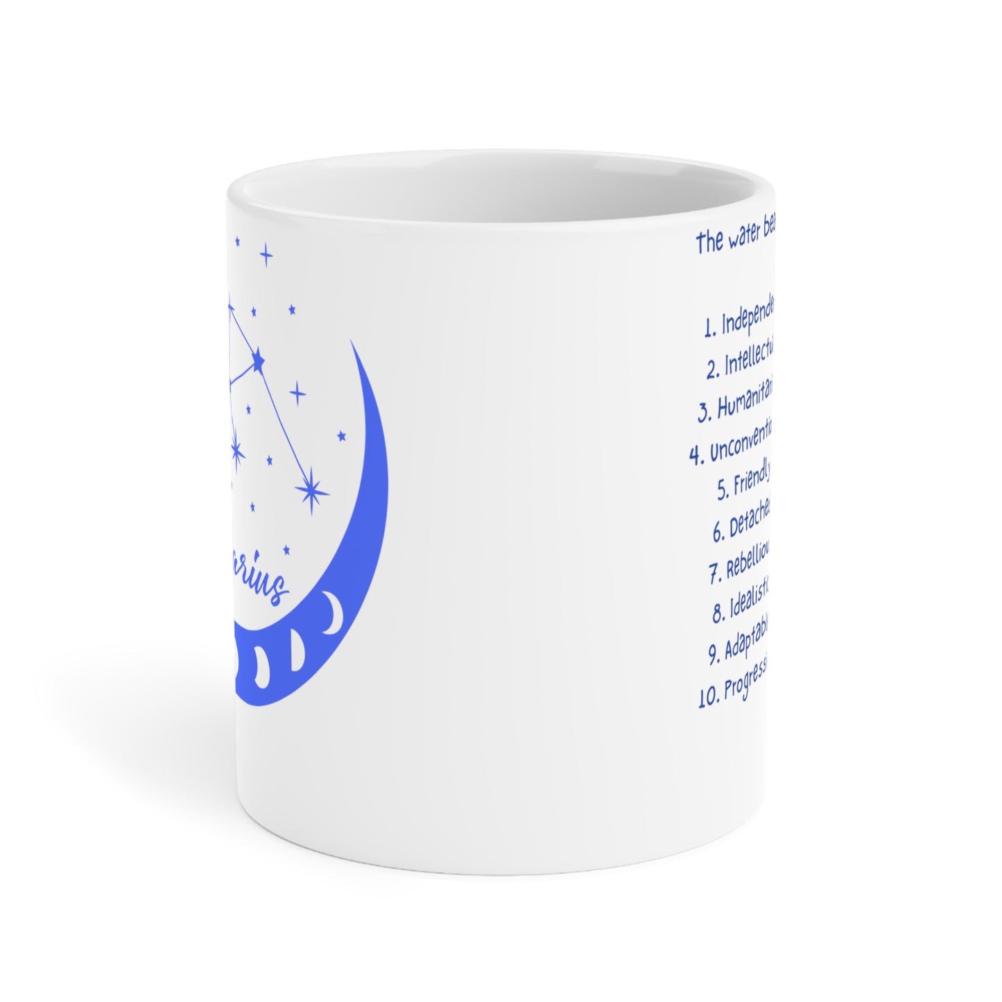 Zodiac Coffee Mug: Aquarius Edition