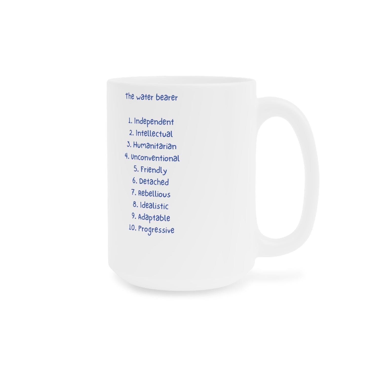 Zodiac Coffee Mug: Aquarius Edition