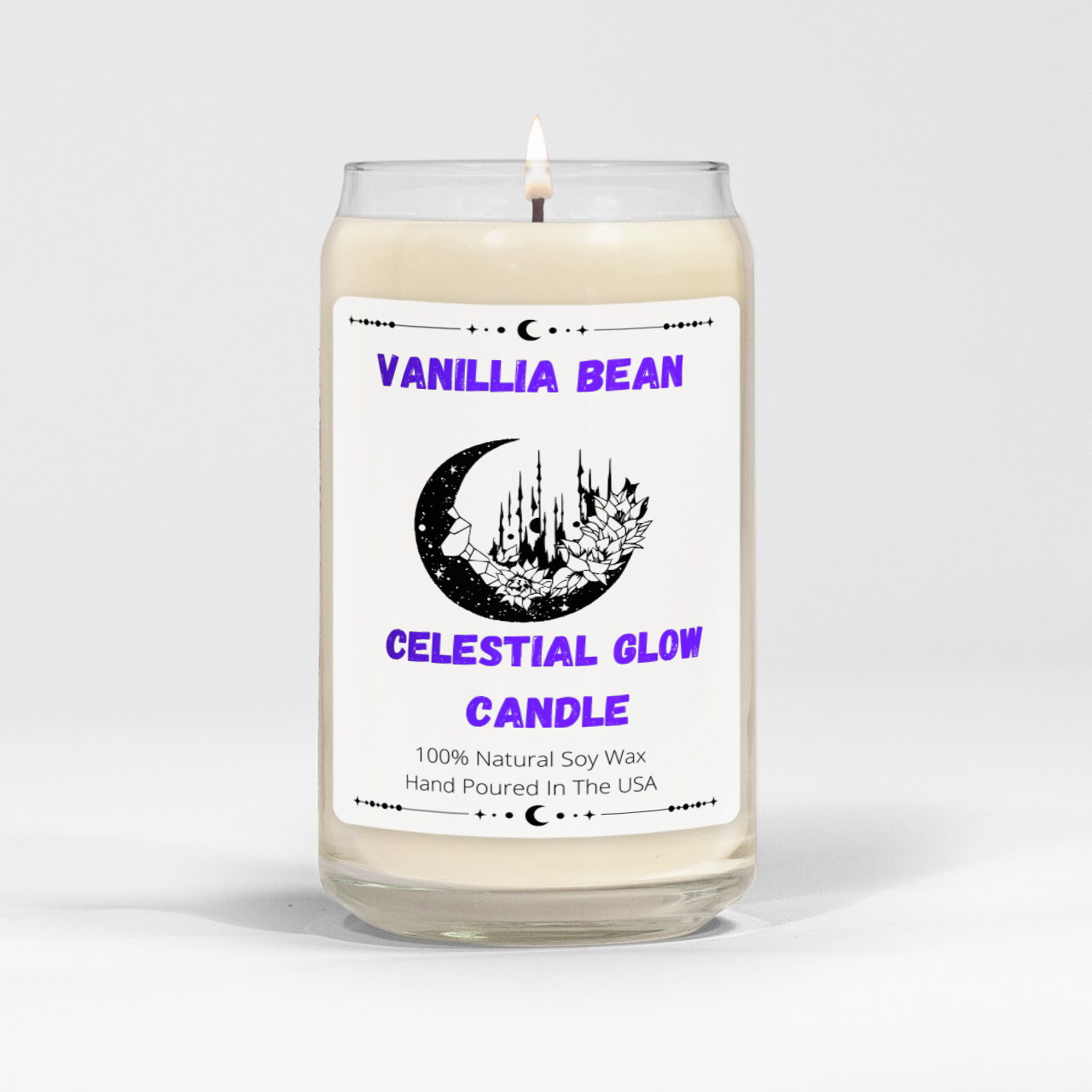 Vanilla Bean Celestial Glow Candle