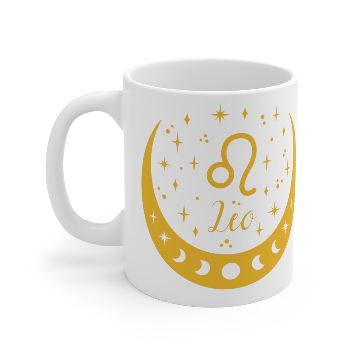 Zodiac Coffee Mug with Traits: Leo Edition