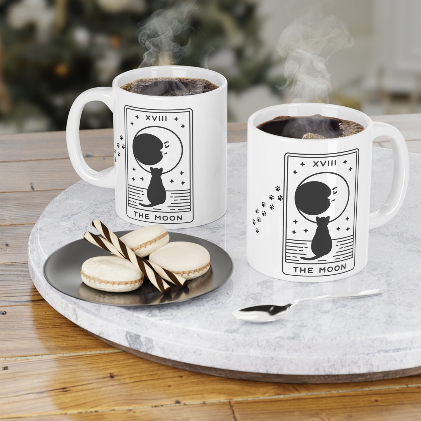 Tarot Card Coffee Mug: The Moon