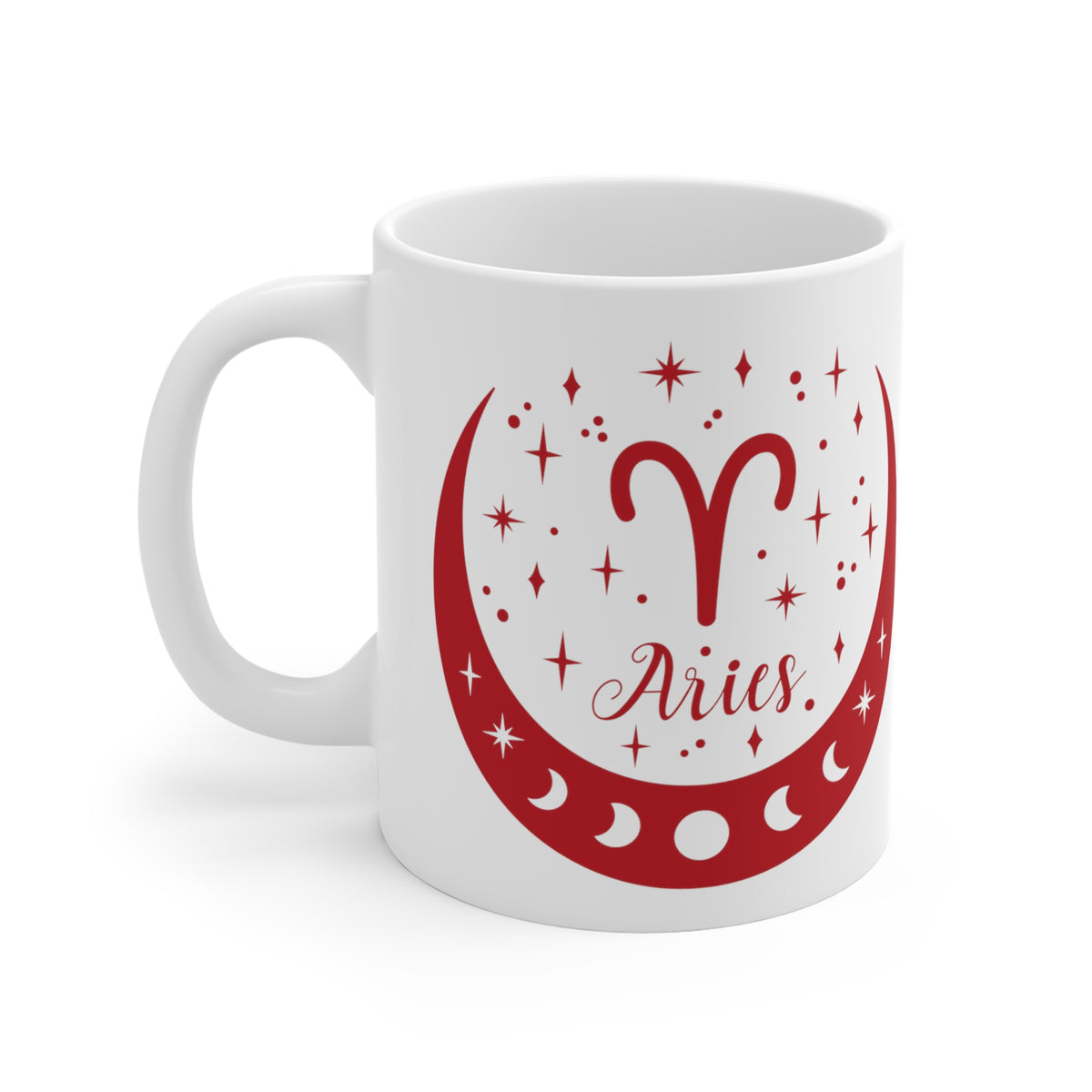 Zodiac Coffee Mug with Traits: Aries Edition