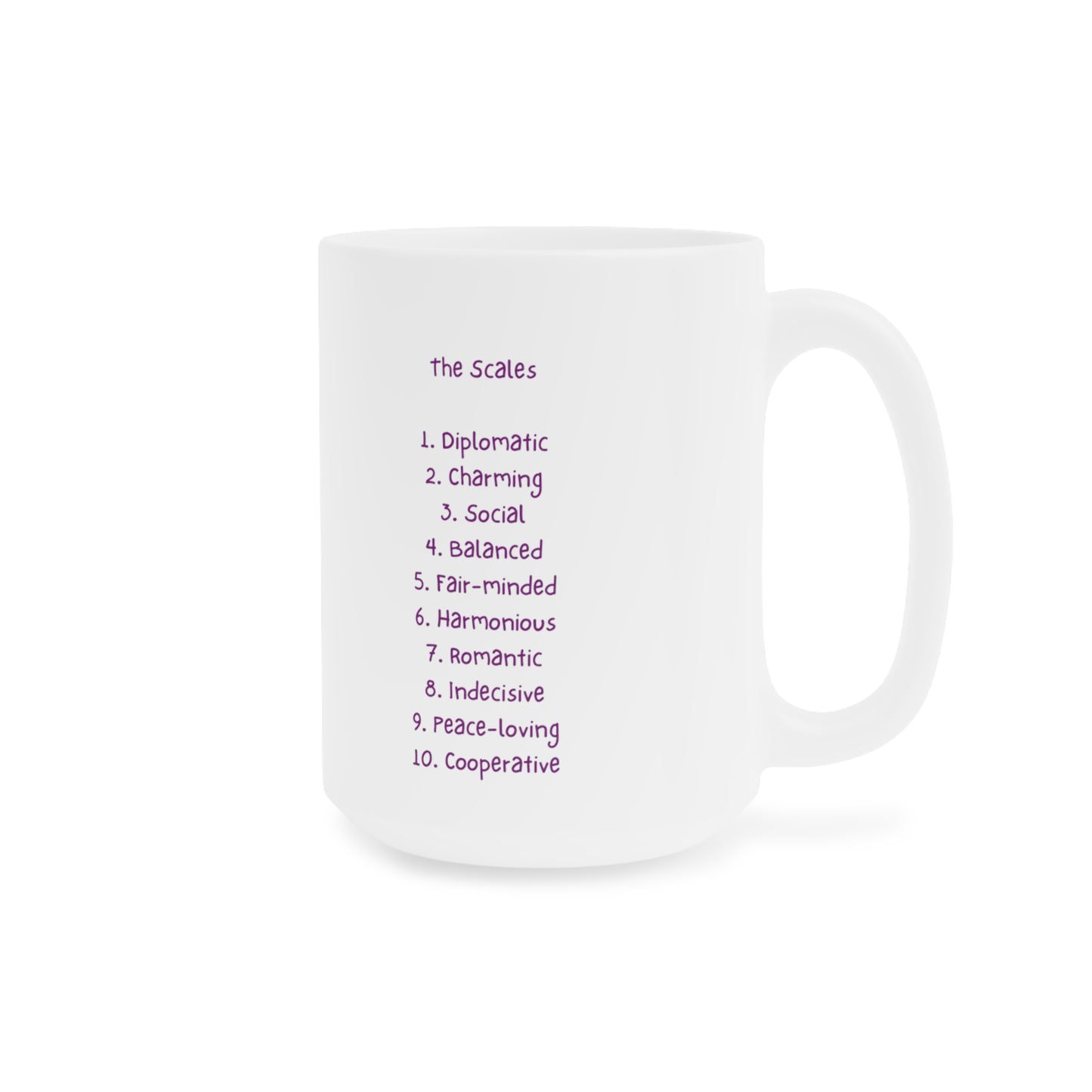 Zodiac Coffee Mug: Libra Edition