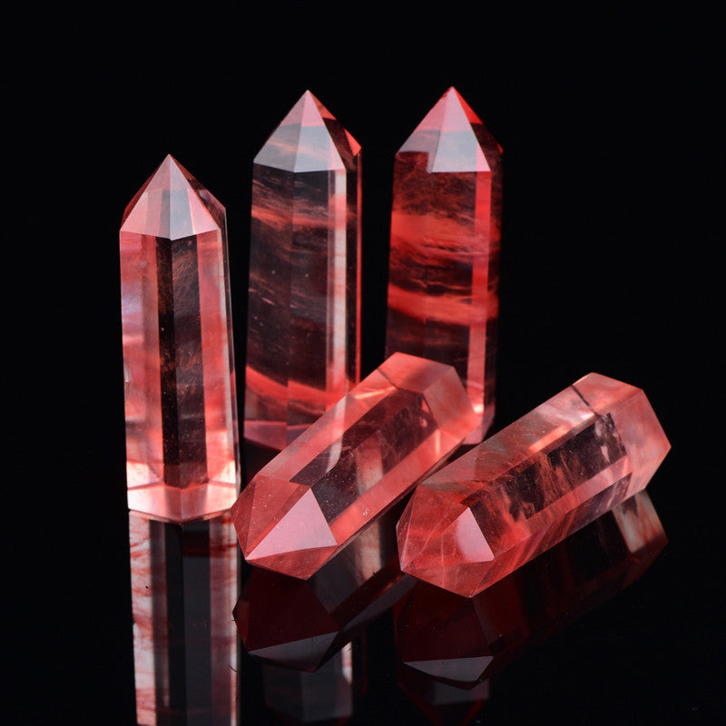 Red Jasper Hexagonal Crystal Column