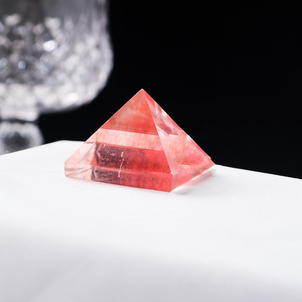 Colorful Crystal Pyramid Gem