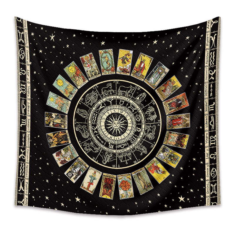 Bohemian Zodiac & Tarot Tapestry