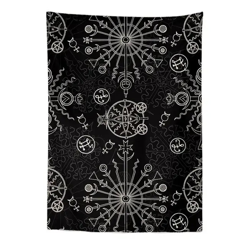 "Moon & Stars Zodiac Tapestry"