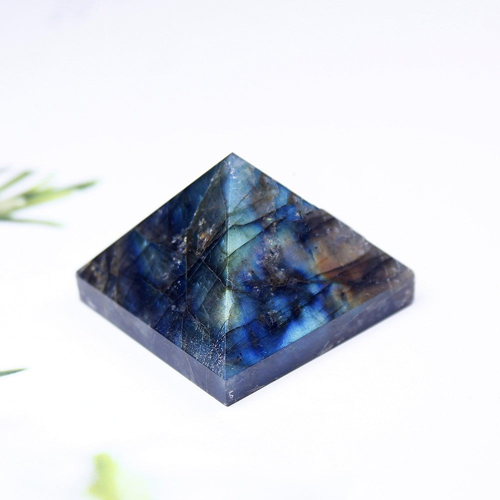 Colorful Crystal Pyramid Gem