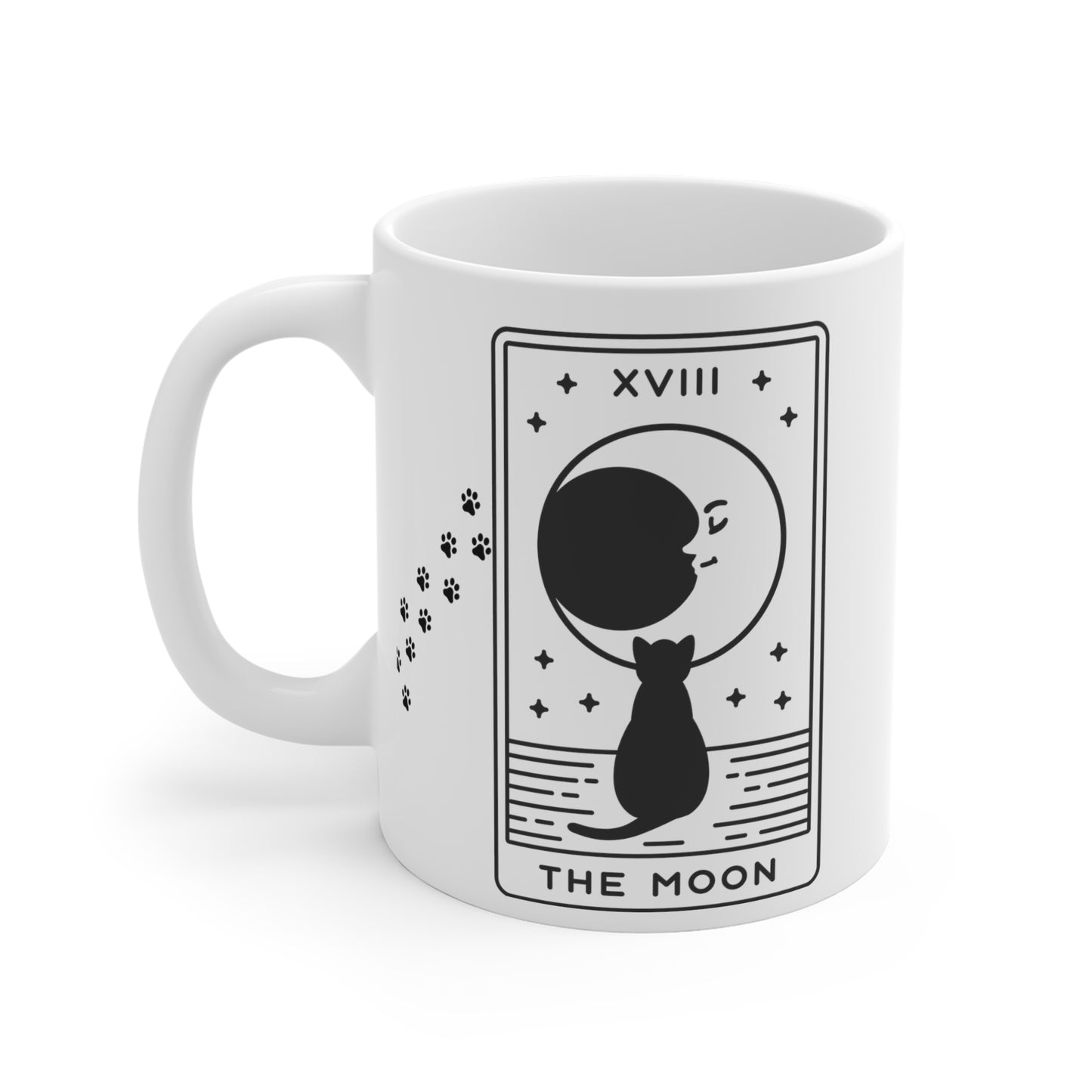 Tarot Card Coffee Mug: The Moon