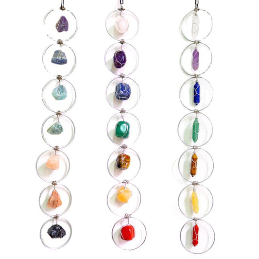 Crystal Stone Wind Chimes Pendant