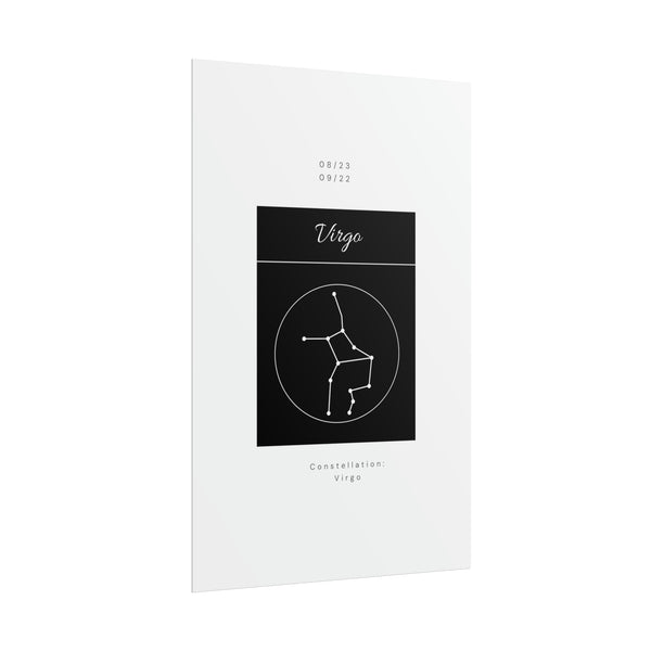 Zodiac Poster/ Virgo Star Constellation