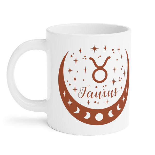 Zodiac Coffee Mug with Traits: Taurus Edition